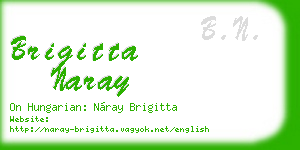 brigitta naray business card
